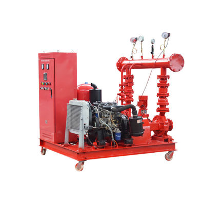 Good price Paket Pompa Kebakaran Diesel Sistem Pompa Air Kebakaran Set pompa utama dan pompa joki, listrik, dengan tangki hidropneumatik, colokan sedotan dan pembuangan dan panel listrik. on line