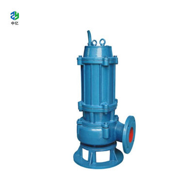 WQK SS304 pompa submersible limbah Pompa Bah dengan daya impeller penggiling dari 0,75-350kw. Warna bisa biru, hitam dan
