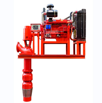 Good price Sistem Pompa Air Kebakaran Darurat Otomatis Berkecepatan Tinggi Dengan Kotak Gir Poros Panjang on line