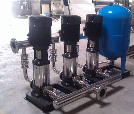 Good price Pompa Water Booster Stainless Steel Set dengan pipa dan tangki tekanan on line