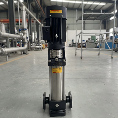 Harga bagus Pompa Sentrifugal Multistage Vertikal DN25-DN500 Menggabungkan Kelas Isolasi H dan Laju Aliran 2-200 M3h untuk Penanganan Cairan on line