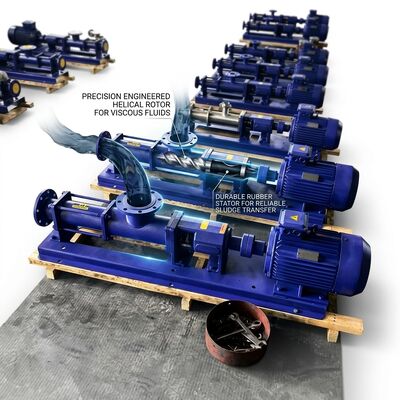 Harga bagus G50-1 Heavy Duty Single Screw Pump Paper Pulp Mining Slurry Transfer 22kW Cast Iron online